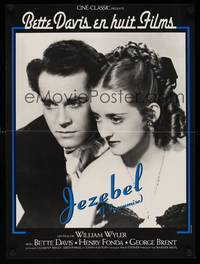 9t516 JEZEBEL French 16x21 R90s Bette Davis, Henry Fonda, directed by William Wyler!