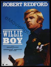 9t560 TELL THEM WILLIE BOY IS HERE French 15x21 R76 close-up of Robert Redford w/sheriff badge!