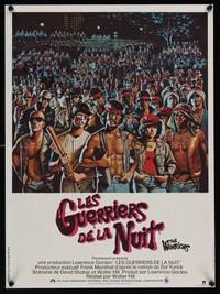 9t571 WARRIORS French 15x21 '79 Walter Hill, Jarvis artwork of the armies of the night!