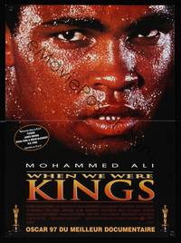 9t572 WHEN WE WERE KINGS French 15x21 '97 great portrait of heavyweight boxing champ Muhammad Ali!