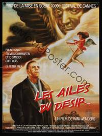 9t573 WINGS OF DESIRE French 15x21 '87 Wim Wenders German afterlife fantasy, Bruno Ganz