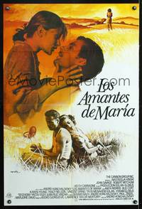 9t300 MARIA'S LOVERS Spanish '84 sexy Nastassja Kinski & John Savage, Mataik artwork!