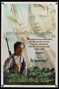 9v118 EMERALD FOREST 1sh '85 directed by John Boorman, Powers Boothe, based on a true story!