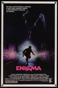 9v121 ENIGMA 1sh '83 Martin Sheen, Brigitte Fossey, a face they couldn't trace!