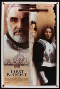 9v146 FIRST KNIGHT advance 1sh '95 Richard Gere as Lancelot, Sean Connery as Arthur, Julia Ormond!