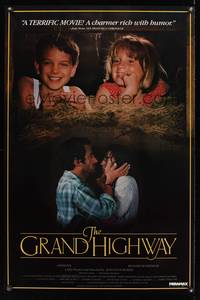9v194 GRAND HIGHWAY 1sh '87 Jean-Loup Hubert's Le Grand Chemin starring Anemone!