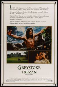 9v201 GREYSTOKE light stock 1sh '83 great images of Christopher Lambert as Tarzan, Lord of the Apes