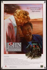 9v270 JOHN AND THE MISSUS 1sh '87 coal miner/director/writer Gordon Pinsent, Jackie Burroughs