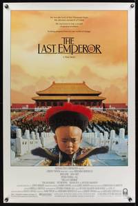9v287 LAST EMPEROR 1sh '87 Bernardo Bertolucci epic, image of young Chinese emperor w/army!