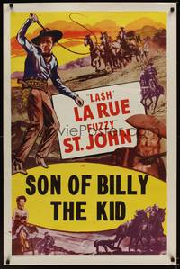 9v414 LASH LA RUE '50s Al 'Fuzzy' St. John, Son of Billy The Kid!
