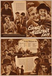 9w148 LAVENDER HILL MOB German program '52 Charles Crichton classic, many images of Alec Guinness!