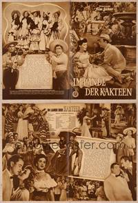9w150 MEXICAN HAYRIDE German program '51 different images of wacky Abbott & Costello in Mexico!