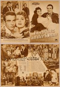 9w155 PLACE IN THE SUN German program '52 Montgomery Clift, sexy Liz Taylor, Winters, different!