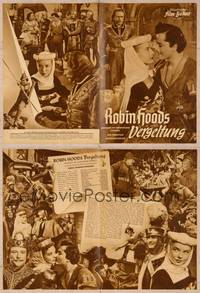 9w163 ROGUES OF SHERWOOD FOREST German program '51 John Derek as the son of Robin Hood!