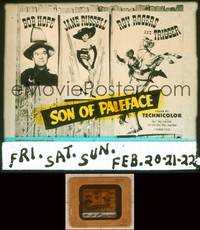9w121 SON OF PALEFACE glass slide '52 Roy Rogers & Trigger, Bob Hope, sexy Jane Russell!
