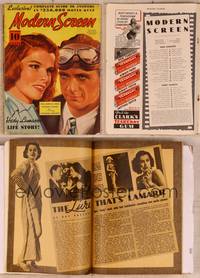 9w039 MODERN SCREEN magazine November 1938, Katharine Hepburn & Howard Hughes by Earl Christy!