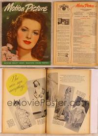 9w054 MOTION PICTURE magazine July 1946, portrait of beautiful Maureen O'Hara by Mead Maddick!
