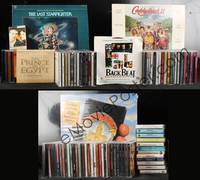 9w009 LOT OF 84 MOVIE SOUNDTRACKS 84 CDs, LPs, cassettes '80s-90s The Sting, Big Lebowski + more!