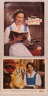 9w226 SING ME A STORY WITH BELLE TV presskit '95-99 Disney musical series, Lynsey McLeod as Belle!