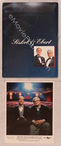 9w227 SISKEL & EBERT & THE MOVIES TV presskit '96 great image of the movie critics in theater!