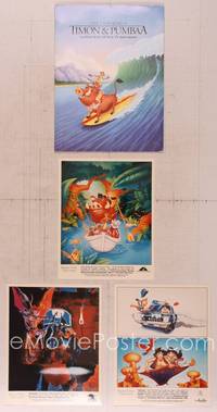 9w229 TIMON & PUMBAA TV presskit '96 Disney television spin-off cartoon of the Lion King!