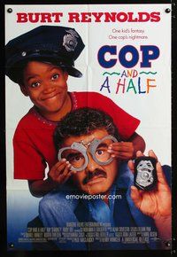 9x152 COP & A HALF 1sh '93 directed by Henry Winkler, Burt Reynolds & Norman Golden!