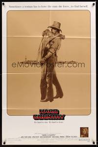 9x327 HARD COUNTRY 1sh '81 Jan-Michael Vincent, Kim Basinger, hard to stay, hard to leave!