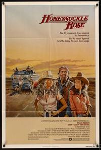 9x373 HONEYSUCKLE ROSE 1sh '80 art of Willie Nelson, Dyan Cannon & Amy Irving, country music!