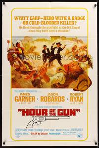 9x383 HOUR OF THE GUN 1sh '67 James Garner as Wyatt Earp, John Sturges, was he a hero or killer?