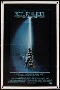 9x649 RETURN OF THE JEDI 1sh '83 George Lucas classic, Mark Hamill, Harrison Ford