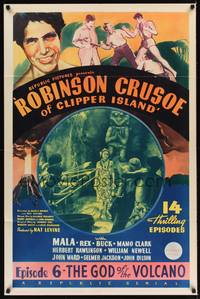 9x659 ROBINSON CRUSOE OF CLIPPER ISLAND Chap6 1sh '36 adventure serial, Ray Mala!