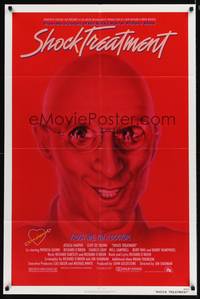 9x700 SHOCK TREATMENT 1sh '81 Rocky Horror follow-up, great artwork of demented doctor!