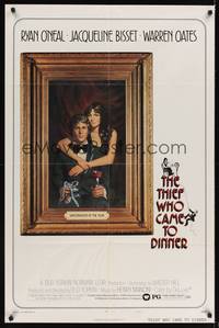 9x804 THIEF WHO CAME TO DINNER style B 1sh '73 Amsel art of Ryan O'Neal, Jacqueline Bisset!