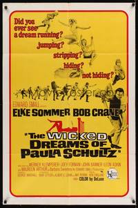 9x951 WICKED DREAMS OF PAULA SCHULTZ 1sh '67 super sexy near-naked Elke Sommer!