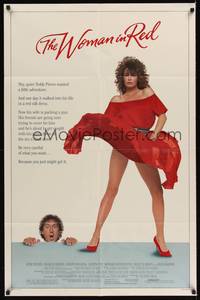 9x974 WOMAN IN RED 1sh '84 wacky Gene Wilder & super-sexy Kelly Le Brock!