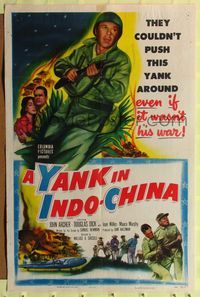9x993 YANK IN INDO-CHINA 1sh '52 they couldn't push John Archer around!