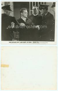 9y017 ANGELS WITH DIRTY FACES 7.75x10 still '38 James Cagney tells guard he will spit in his eye!