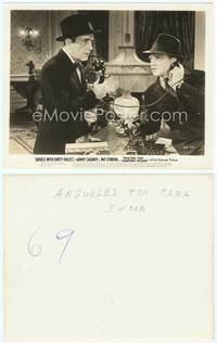 9y018 ANGELS WITH DIRTY FACES 8x10.25 still '38 James Cagney listens in as Bogart talks on phone!