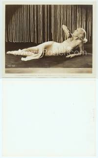 9y078 CAROLE LOMBARD 8x10 still '39 full-length & super sexy in nightgown laying on floor!
