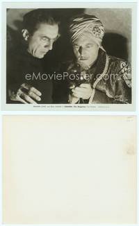 9y085 CHANDU THE MAGICIAN 8x10 still '32 best c/u of Bela Lugosi & Lowe staring in crystal ball!