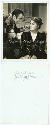 9y101 CONQUEST 8x10 still '37 Greta Garbo as Marie Walewska, Charles Boyer as Napoleon Bonaparte!