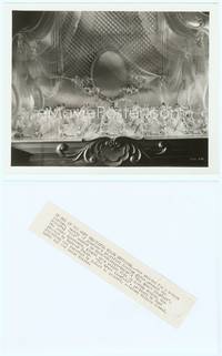 9y213 GREAT ZIEGFELD 8x10 still '36 incredible set with moving silk beds by Seymour Felix!