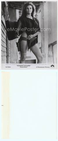 9y218 HANNIE CAULDER 8x10 still '72 classic pose of sexiest female gunfighter Raquel Welch!
