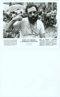 9y224 HEARTS OF DARKNESS candid 8x10 still '91 director Francis Ford Coppola with gun to his head!