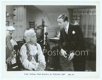 9y227 HOLIDAY INN TV 8x10.25 still R60s Fred Astaire talks to Bing Crosby in colonial makeup!