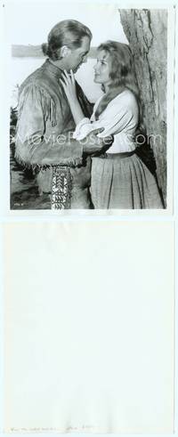 9y232 HOW THE WEST WAS WON 8x10 still '64 romantic close up of James Stewart & Carroll Baker!