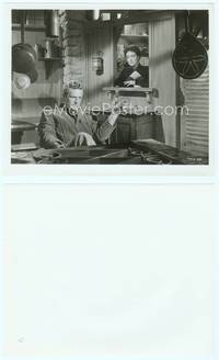 9y279 JOHNNY GUITAR 8x10 still '54 classic image of Joan Crawford watching Sterling Hayden drink!