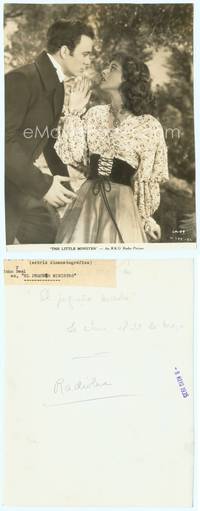 9y305 LITTLE MINISTER 7.25x9.5 still '34 close up of Katharine Hepburn with John Beal, J.M. Barrie