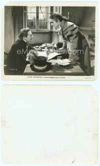 9y324 MARIE ANTOINETTE 8x10 still '38 Tyrone Power with great gloves, coat & long ponytail!