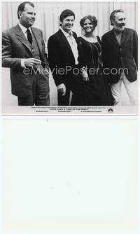 9y356 ONCE UPON A TIME IN THE WEST candid 8x9.75 still '68 Bronson, Cardinale & Jason Robards!